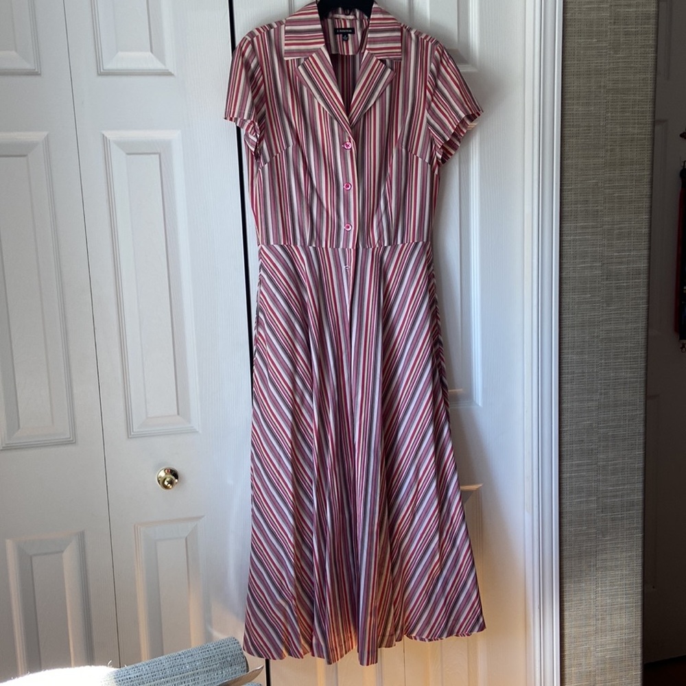 J Peterman Short sleeve 1947 dress pinks